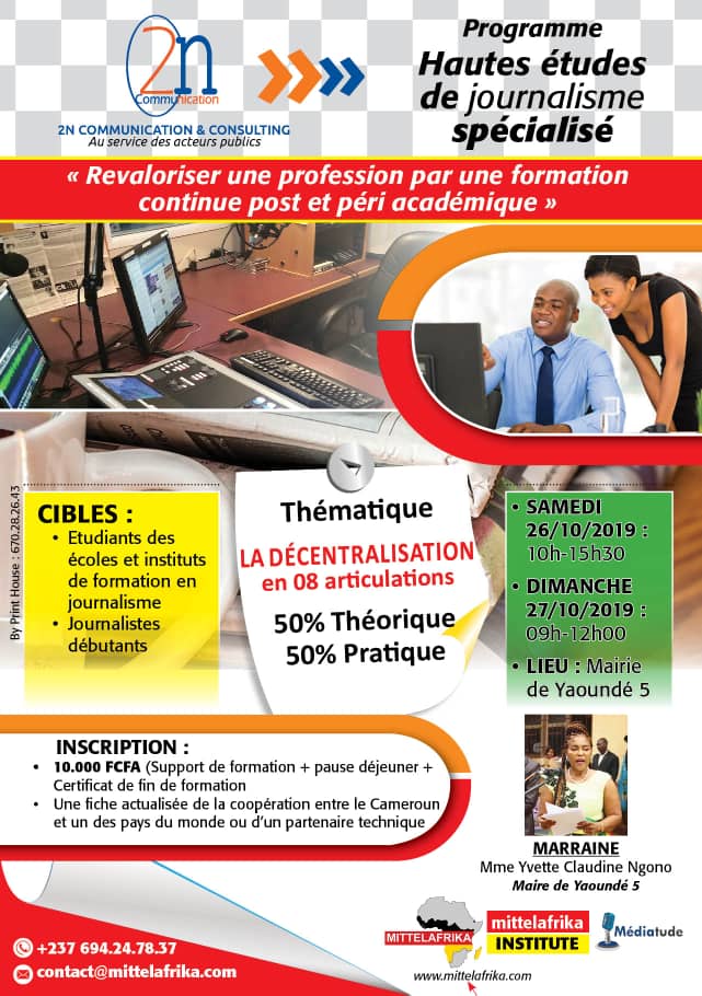 Programme Hautes Études de journalisme spécialisé