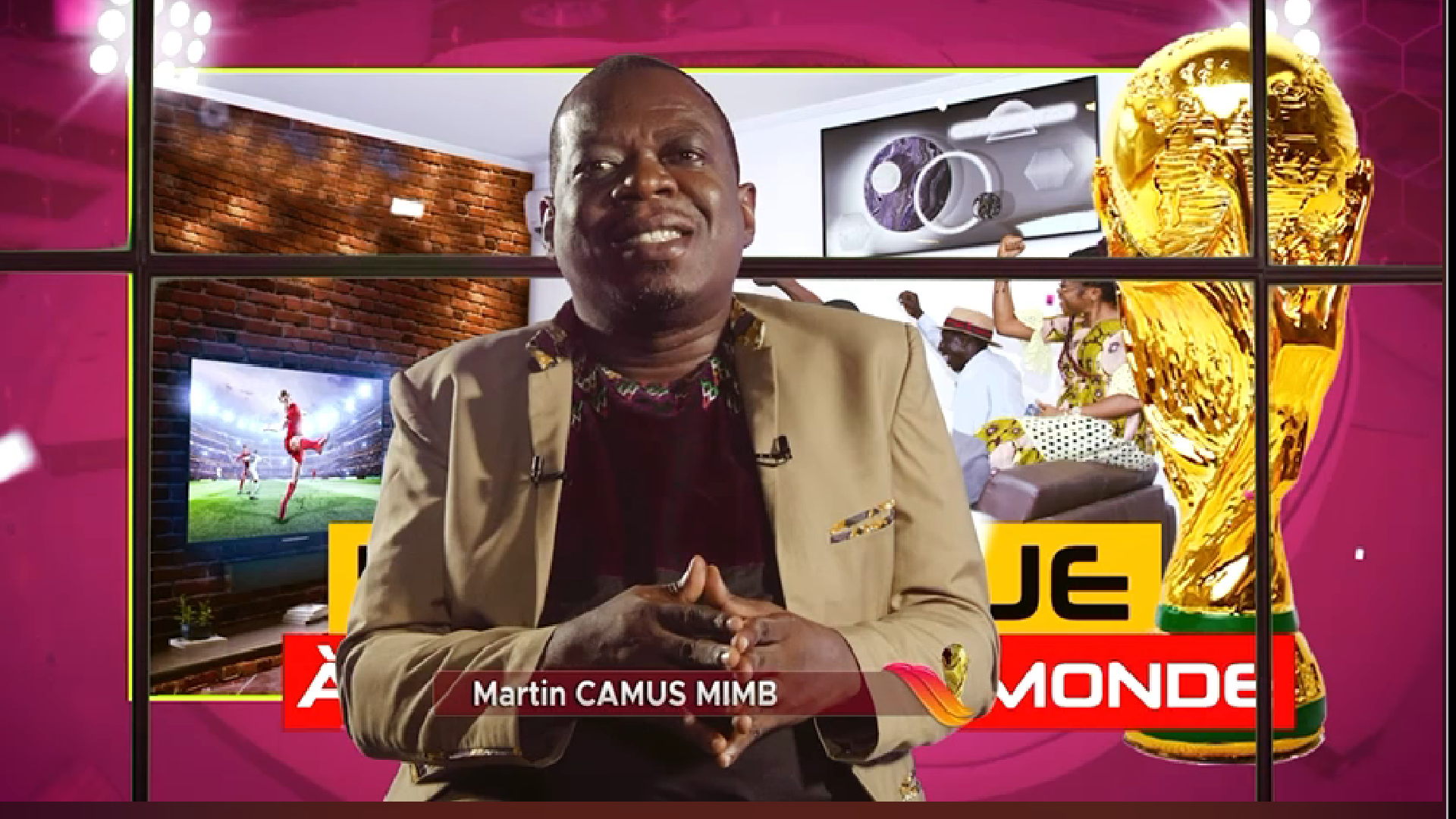 Martin Camus Mimb: « Pour la première fois de ma carrière je vais faire la Coupe du monde avec une télévision camerounaise »